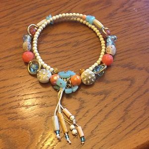 Memory wire necklace